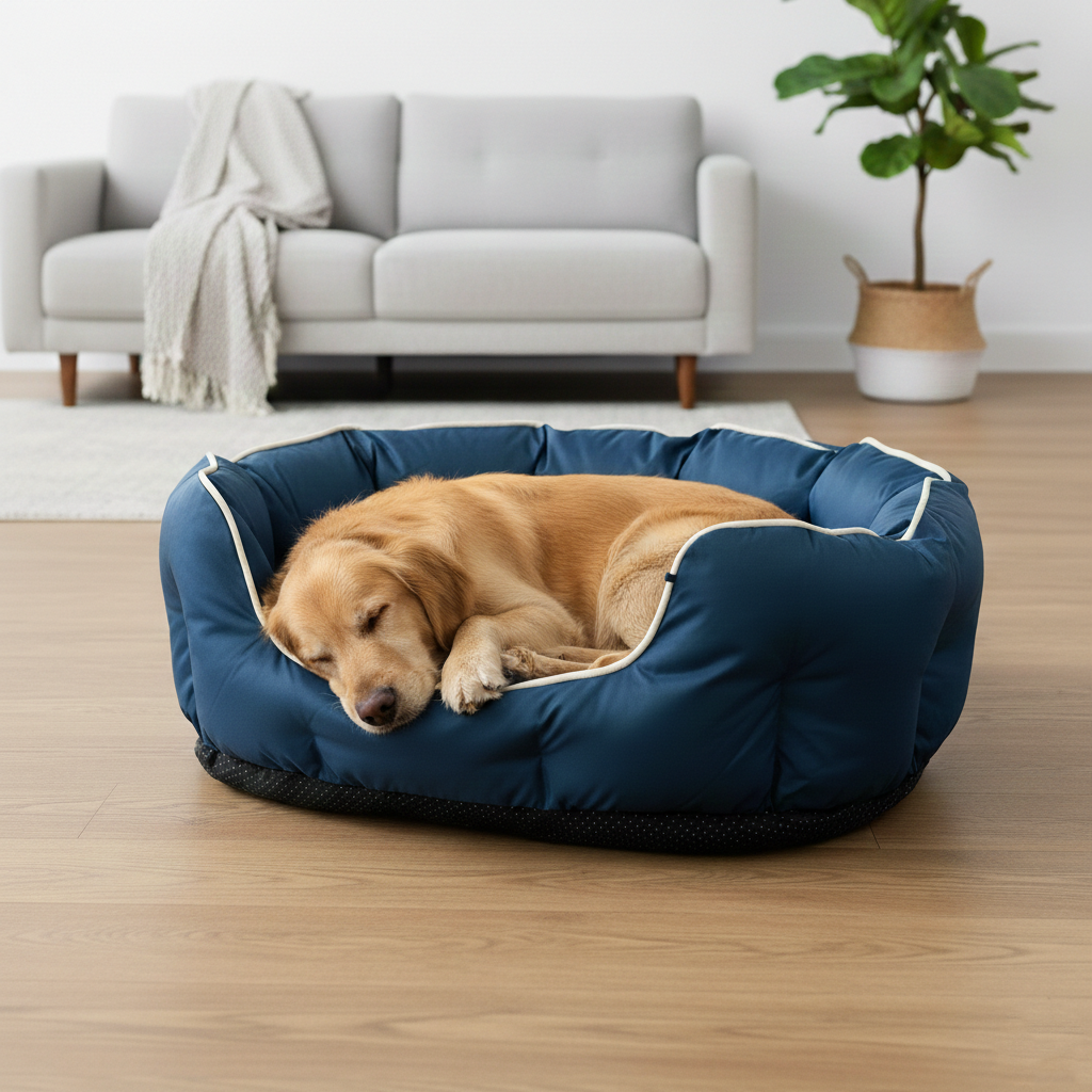 Snuggle-Tough Washable Dog Bed – Medium